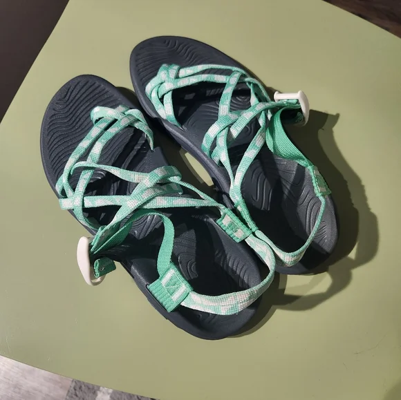 Seafoam Green Chacos - Picture 3 of 4